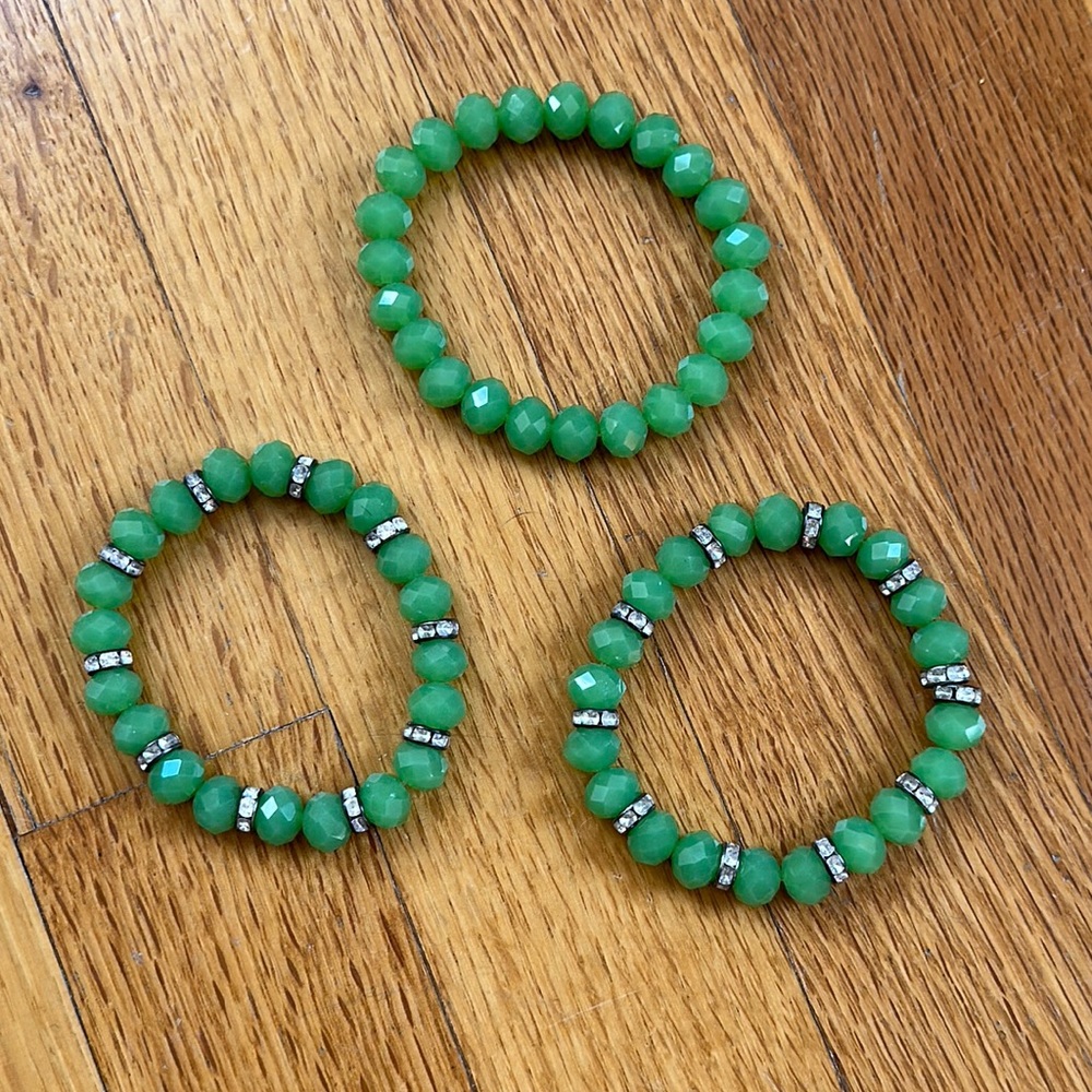 Green Stretch Bracelet Bundle